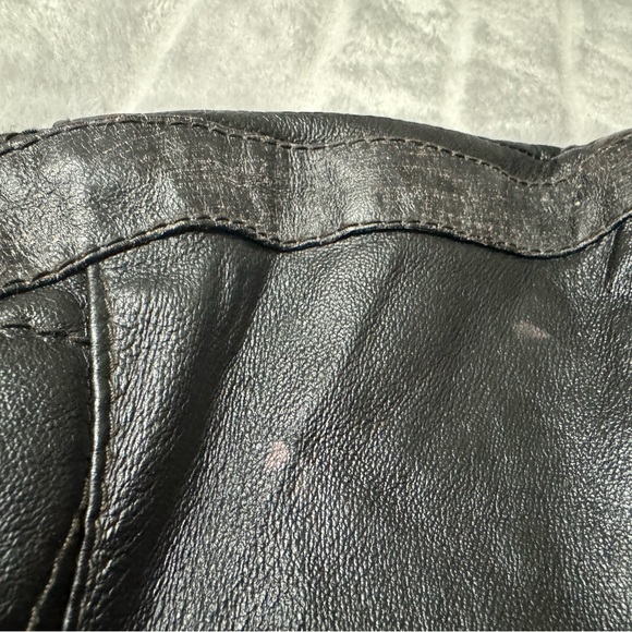 Wilsons Leather Mens Black Leather Jacket Size XXL - Picture 10 of 15